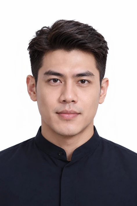 Mẫu chân dung hồ sơ — nền sáng