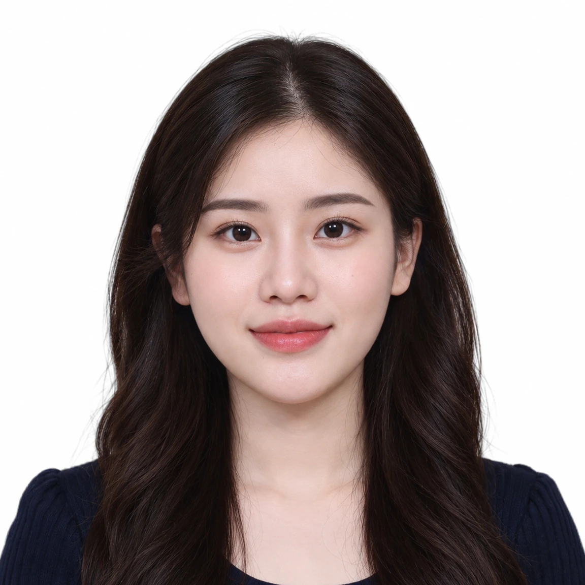 Mẫu ảnh thẻ — bố cục chính diện