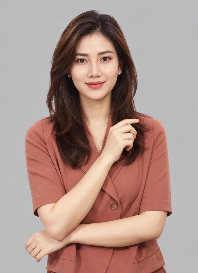 Mẫu chân dung — tông màu ấm