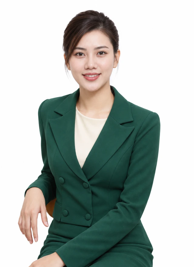 Mẫu profile — trang phục xanh